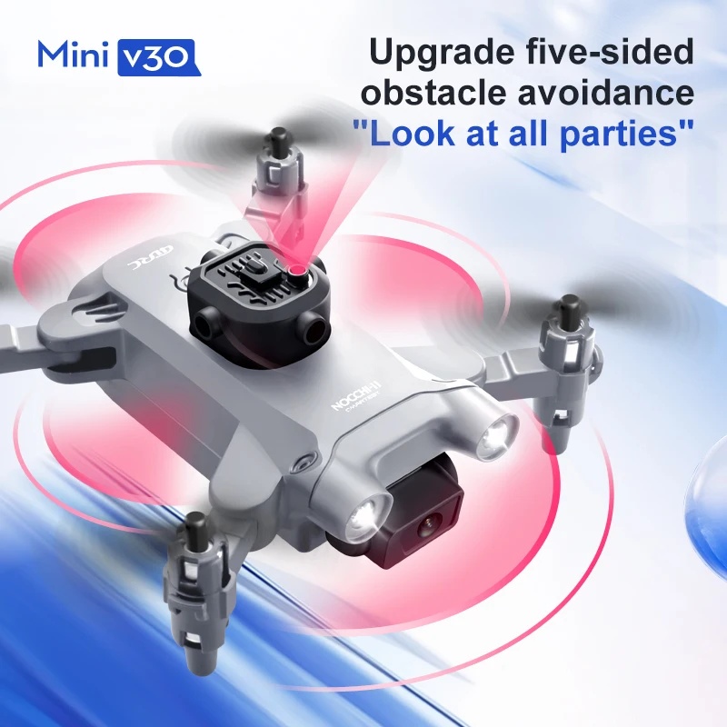 미니 V30 WiFi 4K HD 듀얼 카메라 장애물 회 - Rc Helicopter Electric 리뷰 및 가격