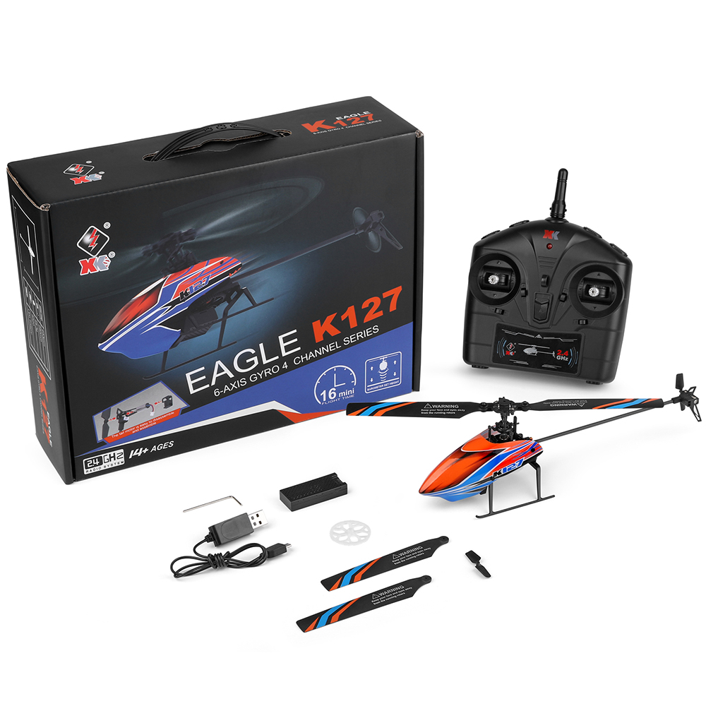 WLtoys XK K127 2.4G 4CH 6-Aixs - Rc Helicopter Nitro 리뷰 및 가격
